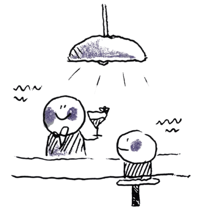 Bartending illustration